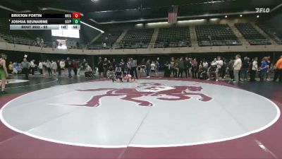 93 lbs Final - Brixton Fortin, Wrightstown vs Joshua Seunarine, Egypt