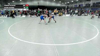 157 lbs Cons. Sub-rd Of 16 - Cannon Klukvin, Kansas vs Jacob Alvarez, Izzy Style Wrestling