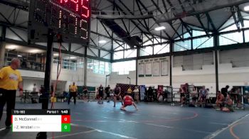 175-190 lbs Semifinal - Zakery Wrobel, Sturgeon Bay/Sevastopol vs Dawson McConnell, Lincoln