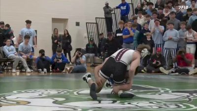 215 lbs Round 2 (3 Team) - Connor Barges, Creighton Prep vs Kyron Monroe, Norfolk
