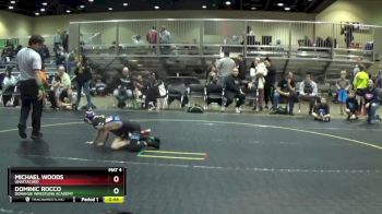 60 lbs Quarterfinal - Michael Woods, Unattached vs Dominic Rocco, Donahue Wrestling Academy