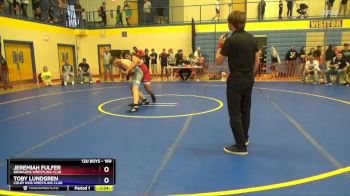 160 lbs Round 3 - Jeremiah Fulfer, Brawlers Wrestling Club vs Toby Lundgren, Colby Kids Wrestling Club