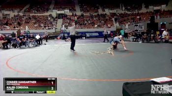 D3-165 lbs Semifinal - Kaleb Cordova, Safford vs Conner Hangartner, Mica Mountain