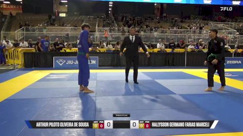 Hallysson Germano Farias Marceli vs Arthur Piloto Oliveira De Sousa 2025 Pan Kids Jiu-Jitsu IBJJF Championship