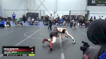 100 lbs Semis (4 Team) - Michael Brady, River WC vs Micah Engelman, Mat Assassins