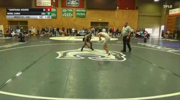 133 lbs Champ. Round 2 - Santana Ugues, Bakersfield College vs Noel Luna, Cuesta