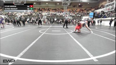 139-146 lbs Rr Rnd 5 - Kylee Herron, Team Conquer Wrestling vs Alyssa Beasley, Team Conquer Wrestling