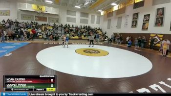 120 lbs Quarterfinal - Cooper Ward, Rocky Mountain Middle School vs Noah Castro, Shoshoni Junior High School