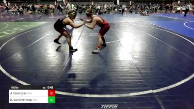 190 lbs Quarterfinal - Jacob Feinstein, Rhino Wrestling vs Brooks Van Overloop, Ridgewood