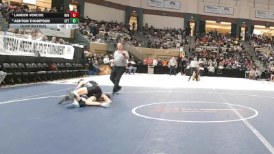 144-2A/1A Quarterfinal - Landen Vercoe, Huntingtown vs Ashton Thompson, Catoctin