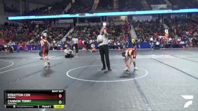 88 lbs Champ. Round 1 - Stratton Cox, Abilene vs Cannon Terry, Augusta