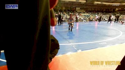 67 lbs Quarterfinal - Kymani Peak, Ready RP Nationals vs Moxx Lopez, Rogue Warrior Wrestling