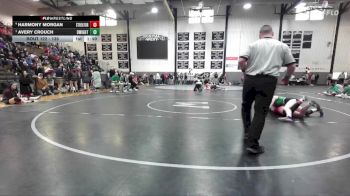 135 lbs Semifinal - Avery Crouch, Dwight vs Harmony Morgan, Streator (Twp.)