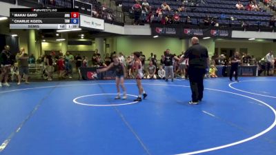 58 lbs Semis - Makai Garo, Avalanche Wrestling Association vs Charlie Kozol, The Best Wrestler