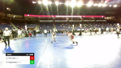 106 lbs Round Of 32 - Sam Perriello, Arlington vs Ramy Baghdady, Belmont