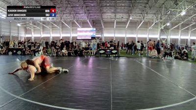 215 lbs Cons. Round 2 - Kaden Dingee, Nevada vs Levi Mincher, California