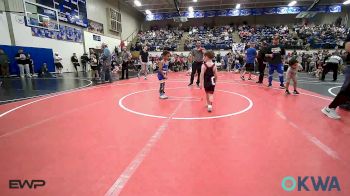 46 lbs Round Of 16 - Elliott Filsmyer, Grove Takedown Club vs Logan Matthews, Tiger Trained Wrestling