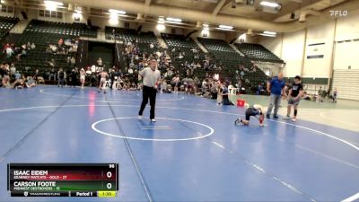 96 lbs Round 1 (8 Team) - Carson Foote, Midwest Destroyers vs Isaac Eidem, Kearney Matcats - Gold