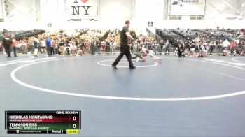 128 lbs Cons. Round 4 - Nicholas Montagano, Wantagh Wrestling Club vs Tennison Eiss, Black Belt Wrestling Academy