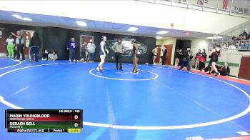 145 lbs Semifinal - Marin Youngblood, Greenwood High G vs Deraeh Bell, McClain G