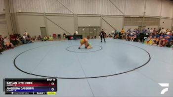 122 lbs Placement Matches (8 Team) - Kaylan Hitchcock, Kansas vs Angelina Cassioppi, Illinois