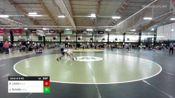 125 lbs Consi Of 8 #2 - Aiden Lewis, Bucknell vs Jace Schafer, West Virginia