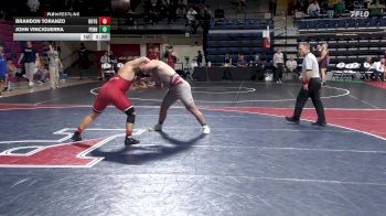 285 lbs Round Of 16 - Brandon Toranzo, Rutgers vs John Vinciguerra, Penn