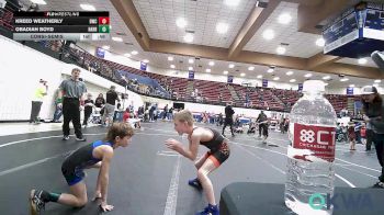 52-55 lbs Consolation - Kreed Weatherly, Dumas Wrestling Club vs Obadiah Boyd, Harrah