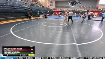 132 lbs Cons. Round 3 - Absalon Valencia, Comal Smithson Valley vs Taylor Van De Walle, Dripping Springs