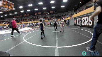 49 lbs Quarterfinal - Ayden Taylor, Clinton Youth Wrestling vs Carston Fry, Blue Devil Wrestling