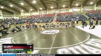 102 lbs Round 2 (4 Team) - Jet Abbott, Utah Gold vs CHRISTOPHER GROSSMAN, West Coast Riders