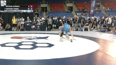 120 lbs Champ. Rd Of 32 - Michael Rundell, Illinois vs Anthony Garza, California