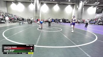113A 3rd Place Match - Kolby Quint, Arkansas City HS vs Colston Parks, Grain Valley