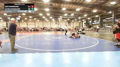 132 lbs Rr Rnd 2 - Kayden Braun, FZ Crew - HSB vs Jack Grubaugh, Indiana Outlaws Orange - HSB