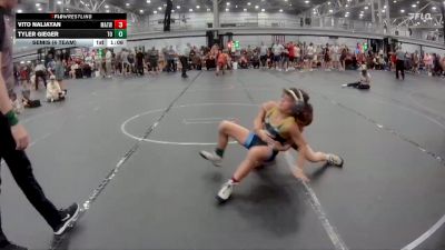 84 lbs Semis (4 Team) - Tyler Gieger, The Outsiders vs Vito Naljayan, Mat Assassins White