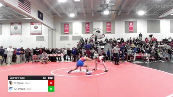 138 lbs Quarterfinal - Cole Colon, Spaulding vs Manny Perez, Londonderry