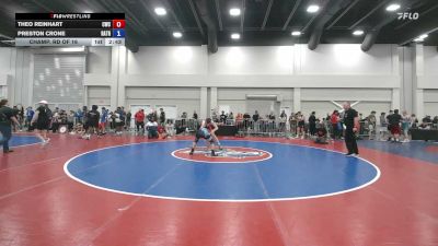 157 lbs Champ. Rd Of 16 - Theo Reinhart, Cavalier Wrestling Club vs Preston Crone, Radford Trained