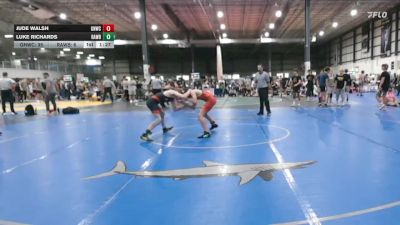 113 lbs Allday - Luke Richards, RALEIGH AREA WOLFPACK BLACK vs Jude Walsh, GREAT NECK WRESTLING CLUB