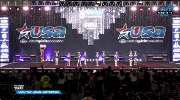 FCA Cheer - SWAG [2025 L1 Tiny - Novice - Restrictions Day 1] 2025 USA All Star Cheer Super Nationals