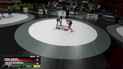 150 lbs Cons. Round 4 - Trevor Economos, California vs Isaac Judson, Albany Wrestling Club