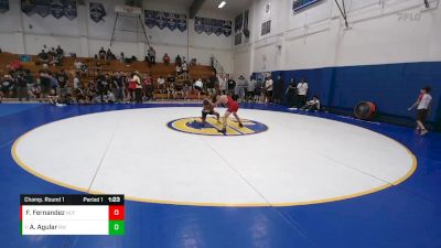 90 lbs Champ. Round 1 - Antonio Agular, Red Wave vs Frank Fernandez, Nor Cal Finest