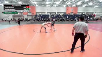 157 lbs Quarterfinal - Rudy Brown, Penn State Behrend vs Andrew Pratt, Trinity (CT)
