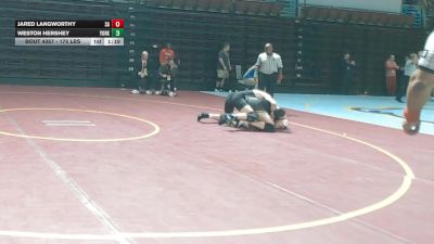 175 lbs 3rd Place - Jared Langworthy, South Aiken vs Weston Hershey, York