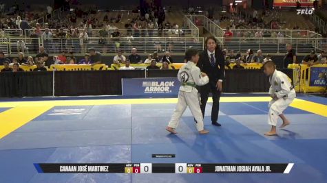 Jonathan Josiah Ayala Jr. vs Canaan José Martinez 2025 Pan Kids Jiu-Jitsu IBJJF Championship