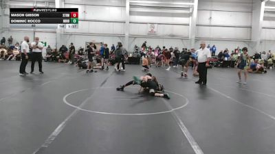 80 lbs Round 2 (8 Team) - Dominic Rocco, Neighborhood Wrestling vs Mason Gibson, Xtreme Team