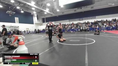 138 lbs Cons. Round 4 - Jaiden Chen, War Room vs Mason Stewart, Los Alamitos