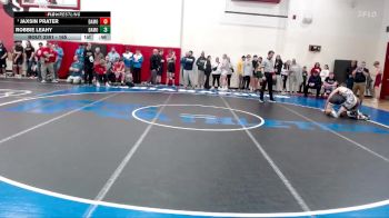 165 lbs Quarterfinal - Jaxsin Prater, East Central vs Robbie Leahy, Brownsburg