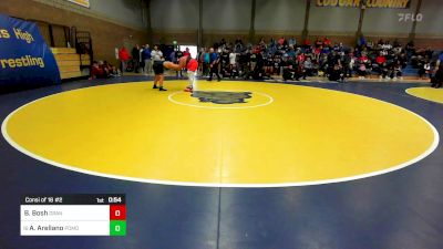 288 lbs Consi Of 16 #2 - Beachem Bosh, Grand County (UT) vs Adrian Arellano, Pomona (CO)