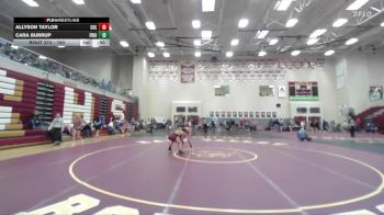 100 lbs Cons. Round 2 - Cara Burrup, Fruitland vs Allyson Taylor, Columbia