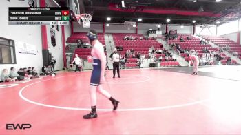 106 lbs Champ. Round 1 - Mason Burnham, COWETA vs Dion Jones, Bentonville West High School